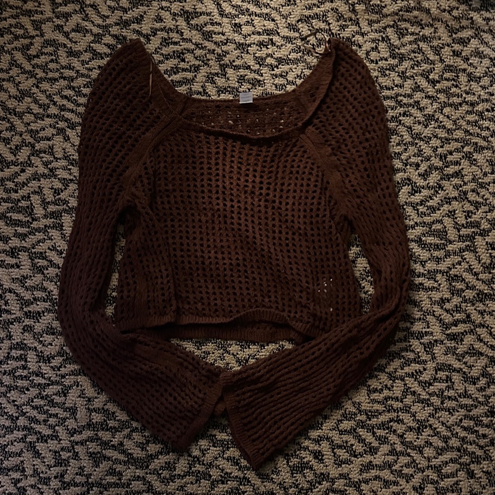 Old Navy Brown Knit Women's Top